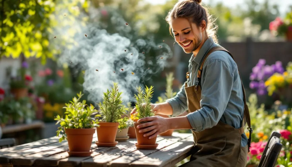 ein erfahrener gärtner erklärt, wie verbrannter rosmarin dazu beiträgt, deine terrasse effektiv von insekten frei zu halten. entdecke den natürlichen trick für einen gemütlichen sommer draußen.