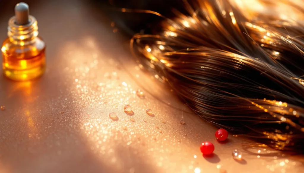 entdecken sie, wie die tägliche anwendung von hagebuttenöl über 4 wochen meine trockene kopfhaut komplett verwandelt hat. erfahren sie mehr über die natürlichen vorteile und pflege für gesundes haar.