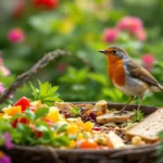 verwandeln sie ihren garten mit einfachem küchenabfall in ein rotkehlchen-paradies – ganz ohne teures futter. entdecken sie nachhaltige und günstige tipps für glückliche gartenvögel!