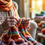 entdecken sie, warum stricken für senioren eine entspannende aktivität ist, die stress reduziert und das glücksgefühl mit selbstgemachten schals steigert.