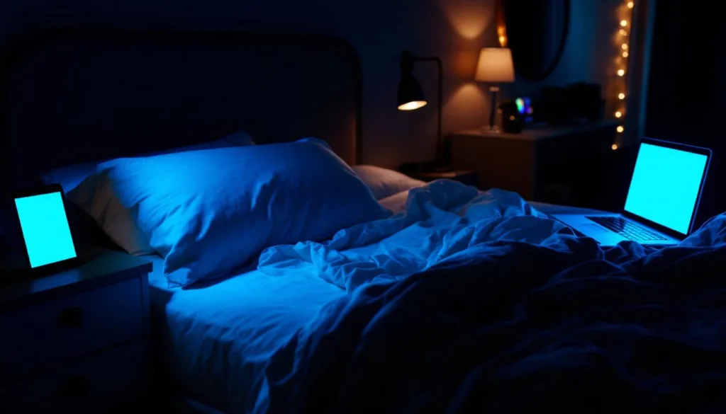 entdecke, wie blaues licht deinen schlaf stört und erfahre praktische tipps, um nachts besser zu schlafen und erholt aufzuwachen.