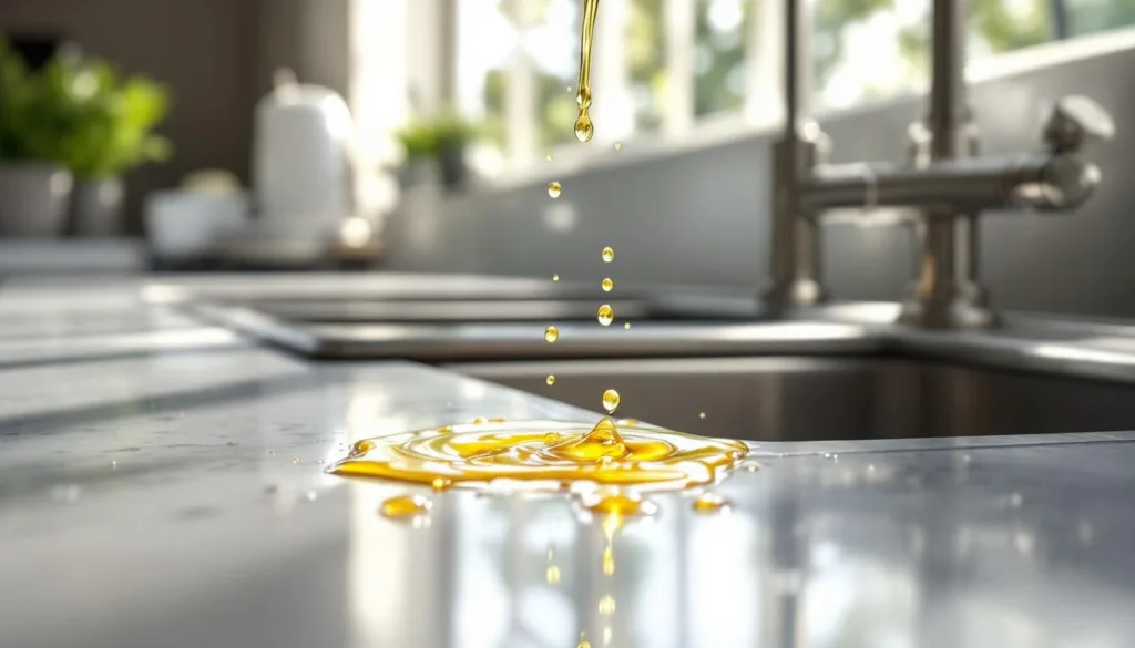 entdecken sie einen einfachen küchentrick, mit dem fett ganz ohne stahlbürsten oder sprays einfach abperlt – sauber und effektiv!